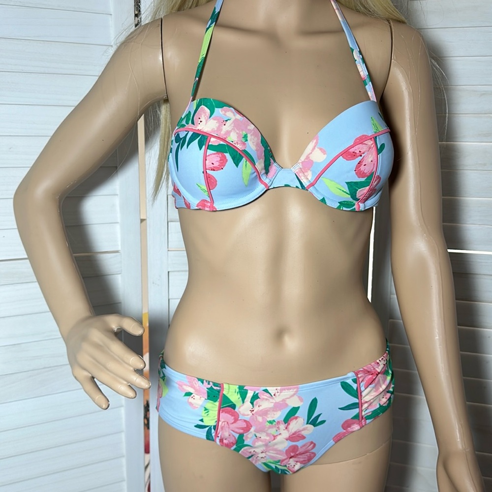 Aerie Tropical Print Bikini set